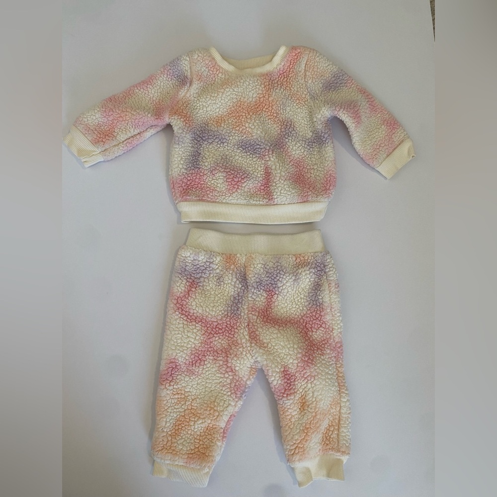 Cat & Jack Colorful Sherpa Baby Set 3-6Months
